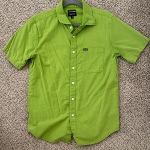 Brixton Men's Small Green Shirt